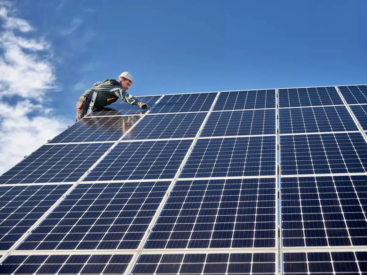 Institutional solar installation