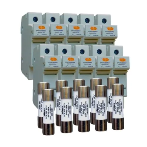 Elmex DC Fuse 30A with Holder (10 Set)