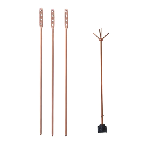 1.5 Meter Earthing Rod + Lightning Arrester Combo