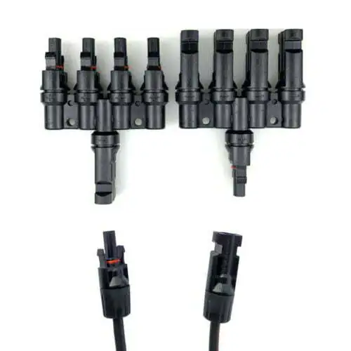 4 in 1 T4 Connector (1+1 Pair MC4, 1500V/50A)