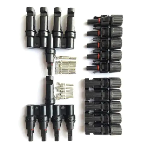 4 in 1 T4 Connector (1+5 Pair MC4, 1500V/50A)