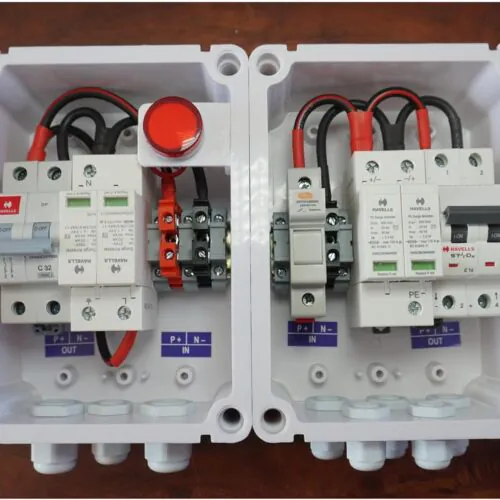 ACDB 1Ph 32A Havells + DCDB 1-1 600V Havells Combo