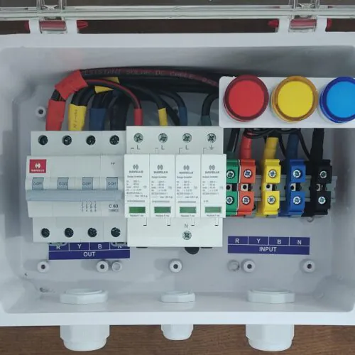 ACDB Three Phase Havells MCB 63A SPD 320V Indicator (v2)