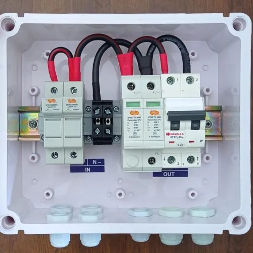 AJB DCDB 2 in 1 Out 600V MCB (32A)