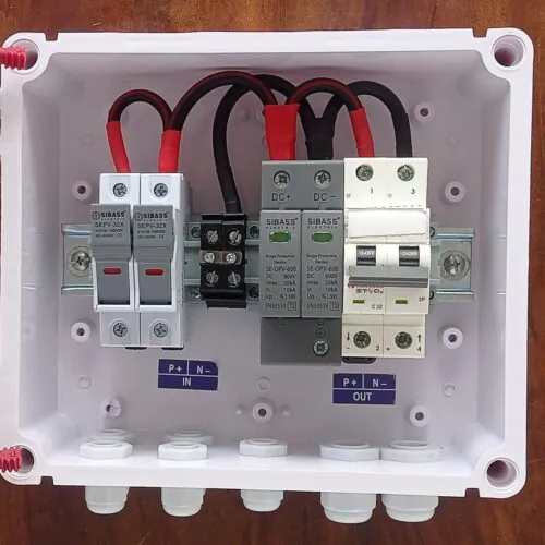 AJB DCDB 2 in 1 Out 600V MCB
