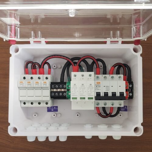 AJB DCDB 4 in 1 Out 1000V Havells Elmex MCB