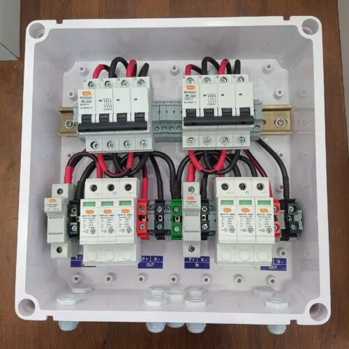 DCDB 2 in 2 Out Elmex 1000V MCB (32A)