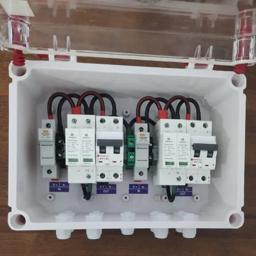 DCDB 2 in 2 Out Elmex Havells 600V MCB