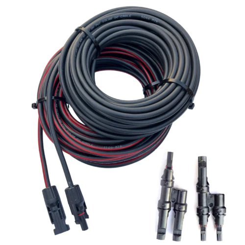4 Sq mm DC Wire, 20M with 2-in-1 Connector