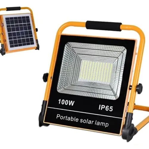 Solar Portable LED Work Light (100W)