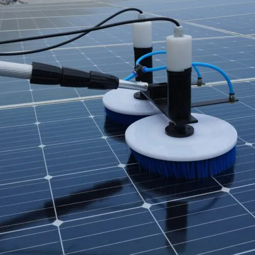 Motorized 8.2M Solar Panel Cleaning Brush