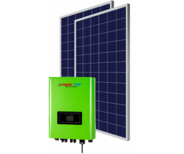 2 KW Hybrid Solar System