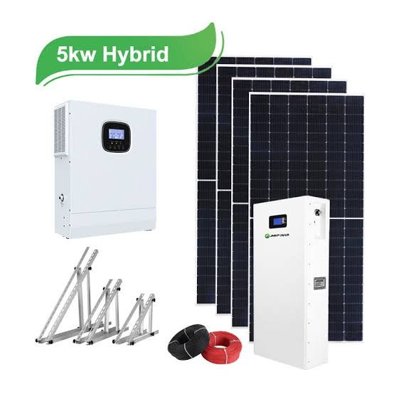 5 KW Hybrid Solar System
