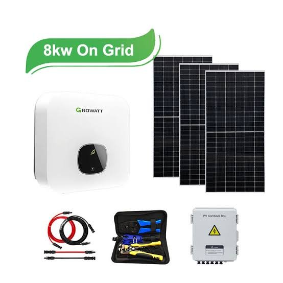 8 KW On-Grid Solar System